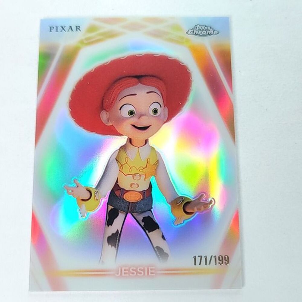 Jessie Topps 2026 Disney Neon Holo Chrome Refractor Limited 171/199 CNE